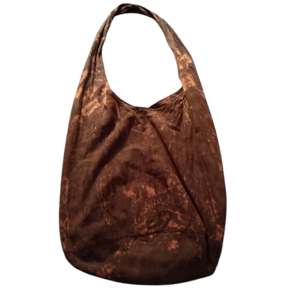 Black Tie-Dye ~ Crossbody Hobo Sling Bag - Picture 8 of 9